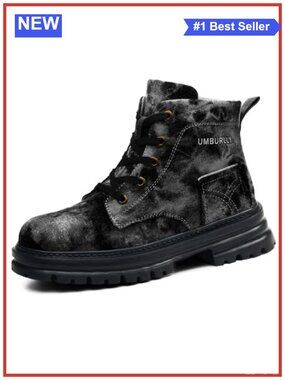 Steel Toe Work Boots Lightweight Breathable Safety Ankle Boots